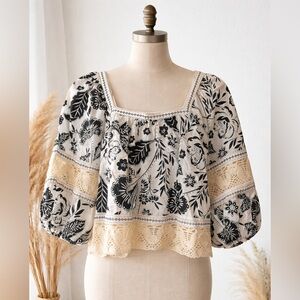 Christian Siriano New York Floral Blouse – Size Small